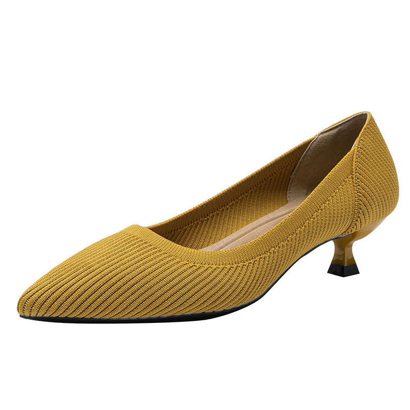 LineKnit Kitten Heels