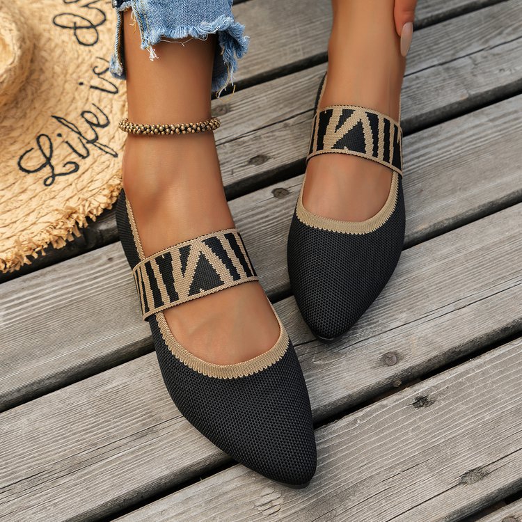 WildKnit Pointe Mary Janes