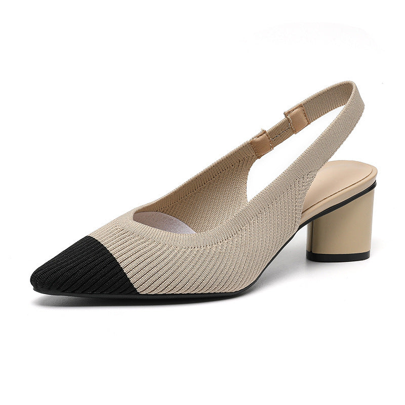 LineKnit Pointe BackSling Heels