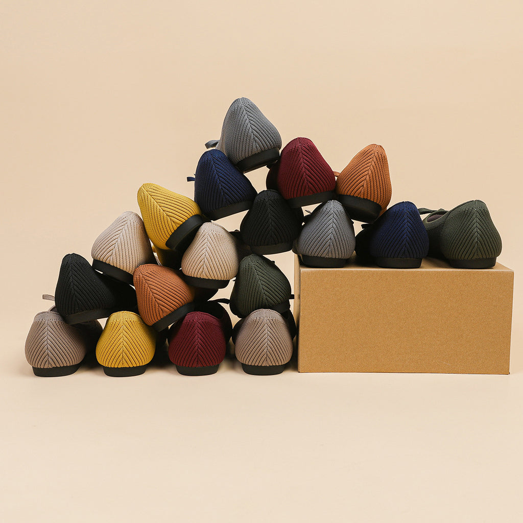 LineKnit Ribbon Rounde Flats